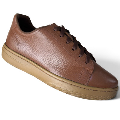 Tennis de Cuero Unisex R&oacute;mulo Ref 9395 Miel | Calzado C&oacute;modo y Ergon&oacute;mico | Tus Pasos Bogot&aacute;